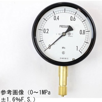 密閉型圧力計(100Φ)立形A枠 耐振用 BE12-131シリーズ 長野計器