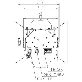 LEDフィックスライト3000K DMXタイプ - Panasonic(パナソニック)