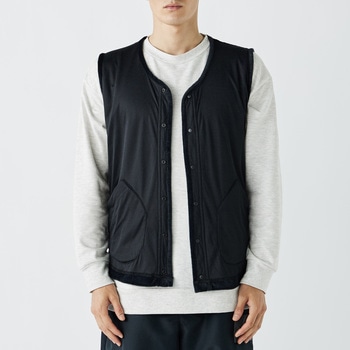 フライウォーム リバーシブルスナップベスト おたふく手袋