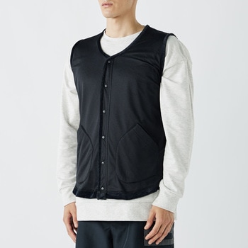 フライウォーム リバーシブルスナップベスト おたふく手袋