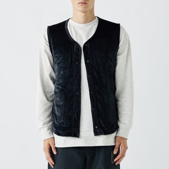 フライウォーム リバーシブルスナップベスト おたふく手袋