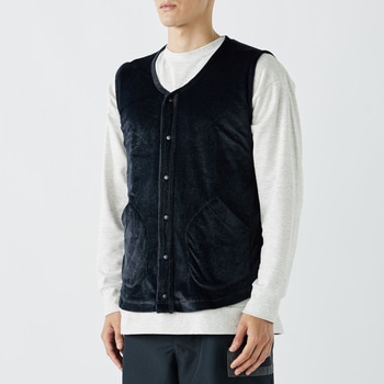 フライウォーム リバーシブルスナップベスト おたふく手袋