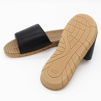 ルームサンダル フェイクレザー オクムラ