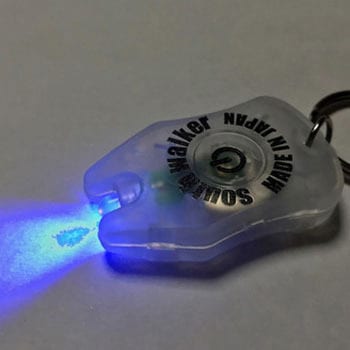 LEDブラックライト 1灯 紫外線LED搭載 電池付き サウスウォーカー