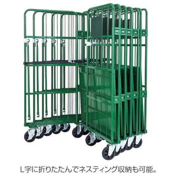 店舗用ラスパレ 床板スチールタイプ扉無し 61-433-93シリーズ - アズワン