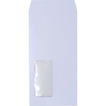 長3 カラー封筒 A窓付き プラテクト(中身が見えない) 80g - 月印紙製品