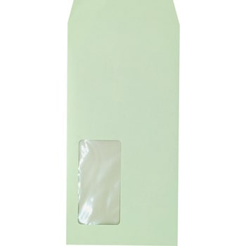 長3 カラー封筒 A窓付き プラテクト(中身が見えない) 80g 月印紙製品