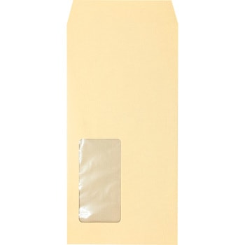 長3 カラー封筒 A窓付き プラテクト(中身が見えない) 80g 月印紙製品