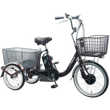 防災サイクル 前20型/後16型ノンパンク電動アシスト三輪自転車 TBDR-163-TCシリーズ PELTECH(ペルテック)