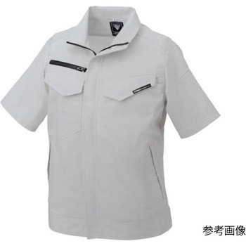 レディス半袖ブルゾン シルバーグレー 1700-22シリーズ ジーベック