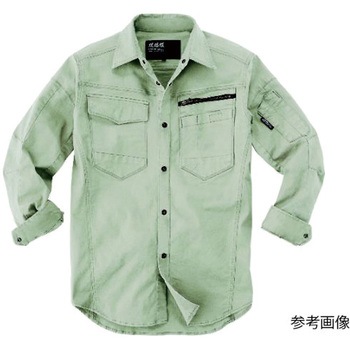 長袖シャツ サンドベージュ 2273-39シリーズ - ジーベック