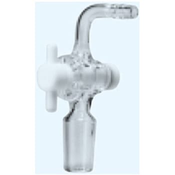 吸引栓(PTFEコック)枝管(ゴム止め)Φ8mm 055シリーズ 日本理化学器械(NRK)