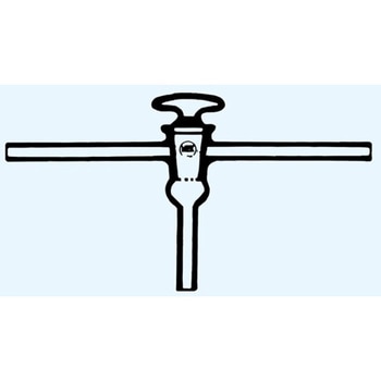 高真空コック T 形 HVTシリーズ 日本理化学器械(NRK)