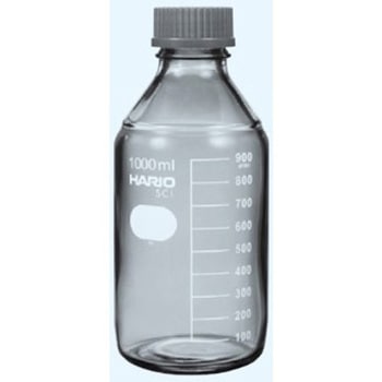 耐熱ねじ口びん(茶褐色)茶 667シリーズ 日本理化学器械(NRK)
