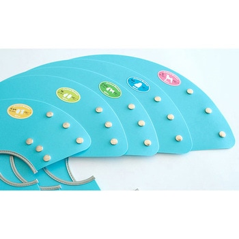 アニマルネッカー 金属ブルー 5枚入 東京メニックス