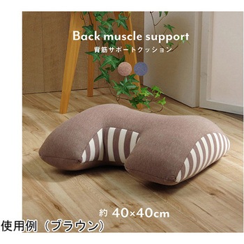クッション 腰当 背中 姿勢 変形 ウレタン 約40×40cm - イケヒコ・コーポレーション