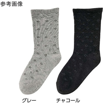 紳士名前の書ける肌側綿ソックス 24～26cm 89618シリーズ - ケアファッション