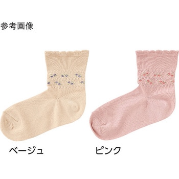 婦人らくらくフィットクルーソックス 22～24cm ケアファッション
