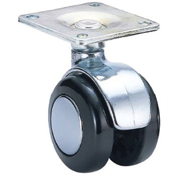 双輪キャスター Φ40 MY4シリーズ 東海キャスター