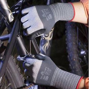 手袋(ナイロン・ポリエステル・ニトリルゴムコート/10双) EA354GDシリーズ - エスコ