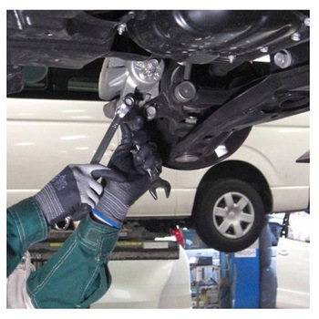 手袋(ナイロン・ポリエステル・ニトリルゴムコート/10双) EA354GDシリーズ - エスコ