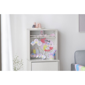 隠せる本棚 幅39.5×奥行29.5cm アイリスオーヤマ