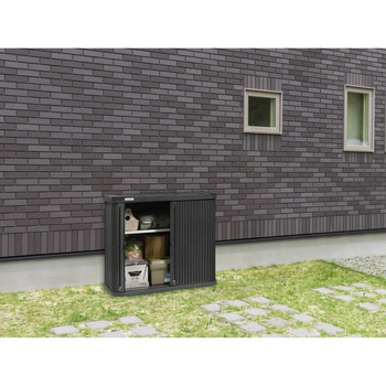 ミニロッカー ダークグレー アイリスオーヤマ