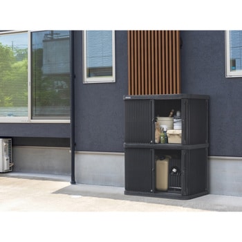 ミニロッカー ダークグレー アイリスオーヤマ