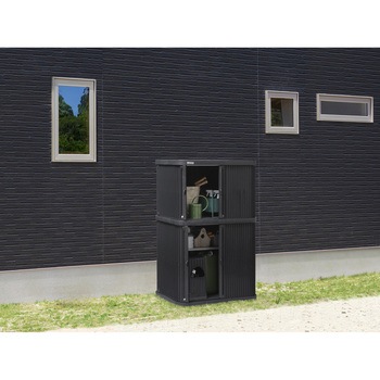 ミニロッカー ダークグレー アイリスオーヤマ