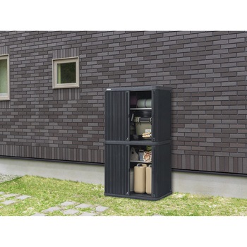 ミニロッカー ダークグレー アイリスオーヤマ