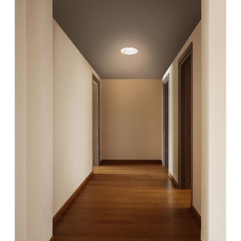 LED小型シーリングライト パネルライト 人感センサー付き 電球色 アイリスオーヤマ