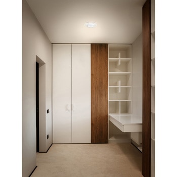 LED小型シーリングライト パネルライト 人感センサー付き 電球色 アイリスオーヤマ