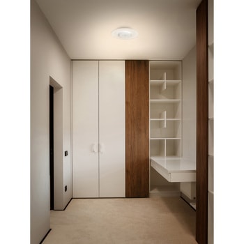 LED小型シーリングライト パネルライト 人感センサー付き 電球色 アイリスオーヤマ