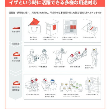 折りたたみヘルメット IZANO2 DICプラスチック