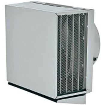 SUS製 角形耐外風フード 縦ギャラリ 網5M 左右開口・ドレン皿付タイプ - メルコエアテクノロジー(旧:メルコエアテック)