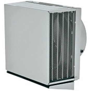 SUS製 角形耐外風フード 縦ギャラリ FD72度 網3M 左右開口・ドレン皿付タイプ メルコエアテクノロジー(旧:メルコエアテック)