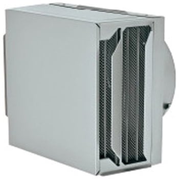 SUS製 角形耐外風フード 縦ギャラリ 網5M 左右開口・前方吹きタイプ メルコエアテクノロジー(旧:メルコエアテック)