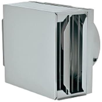 SUS製 角形耐外風フード 縦ギャラリ FD72度 左右開口・前方吹きタイプ 排気専用 メルコエアテクノロジー(旧:メルコエアテック)