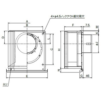 SUS製 防音形スクエアフード 網10M 不燃・耐湿タイプ・ワイド水切タイプ メルコエアテクノロジー(旧:メルコエアテック)