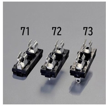 [5.2x20mm]ヒューズホルダー(横型連結)125V/5A EA940DLシリーズ エスコ