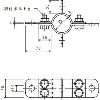 支線取付金物 - 大阪避雷針工業(OHK)