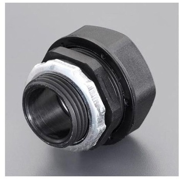 ボックスコネクター(ストレート/厚鋼/樹脂製) EA947SHシリーズ エスコ