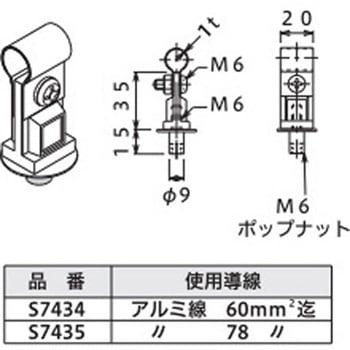 アルミ線取付金物 大阪避雷針工業(OHK)