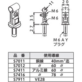 銅線取付金物 大阪避雷針工業(OHK)