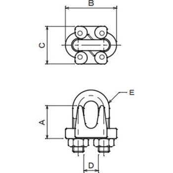 ワイヤークリップ 大阪避雷針工業(OHK)