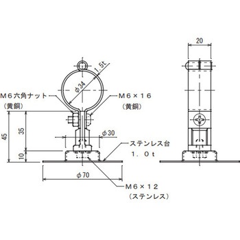 ビニル管取付金物 大阪避雷針工業(OHK)