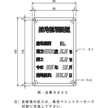 標示板 国土交通省型 - 大阪避雷針工業(OHK)