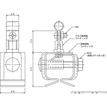 アルミ線取付金物 大阪避雷針工業(OHK)