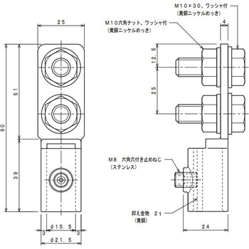 Z端子 銅線用 大阪避雷針工業(OHK)