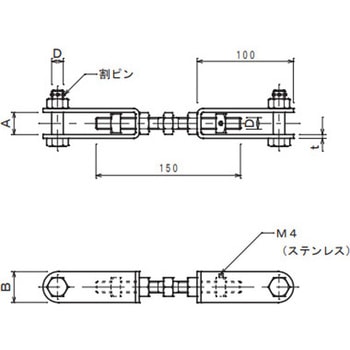 ターンバックル 大阪避雷針工業(OHK)